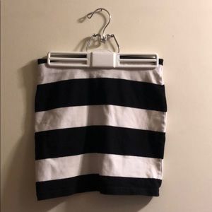 H&M DIVIDED Striped Mini Skirt